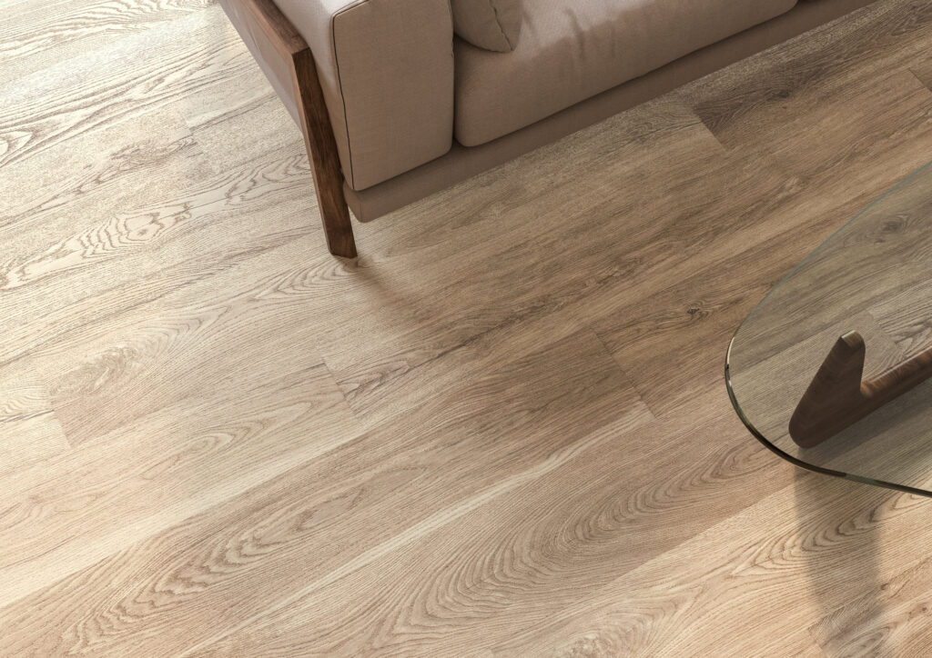 Wood effect porcelain floor tiles - imitation without the limitation