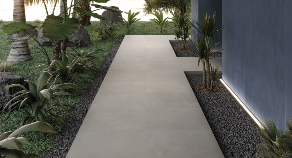 BLEND DOVE 20MM OUTSIDE PORCELAIN WITH WOAD 2780X1200 WALL SLABS1