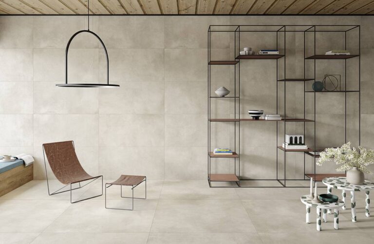 Choosing concrete effect flooring to create superior interiors 1 STRIDE ELEMENT CONCRETE LOOK PORCELAIN TILE 2 1