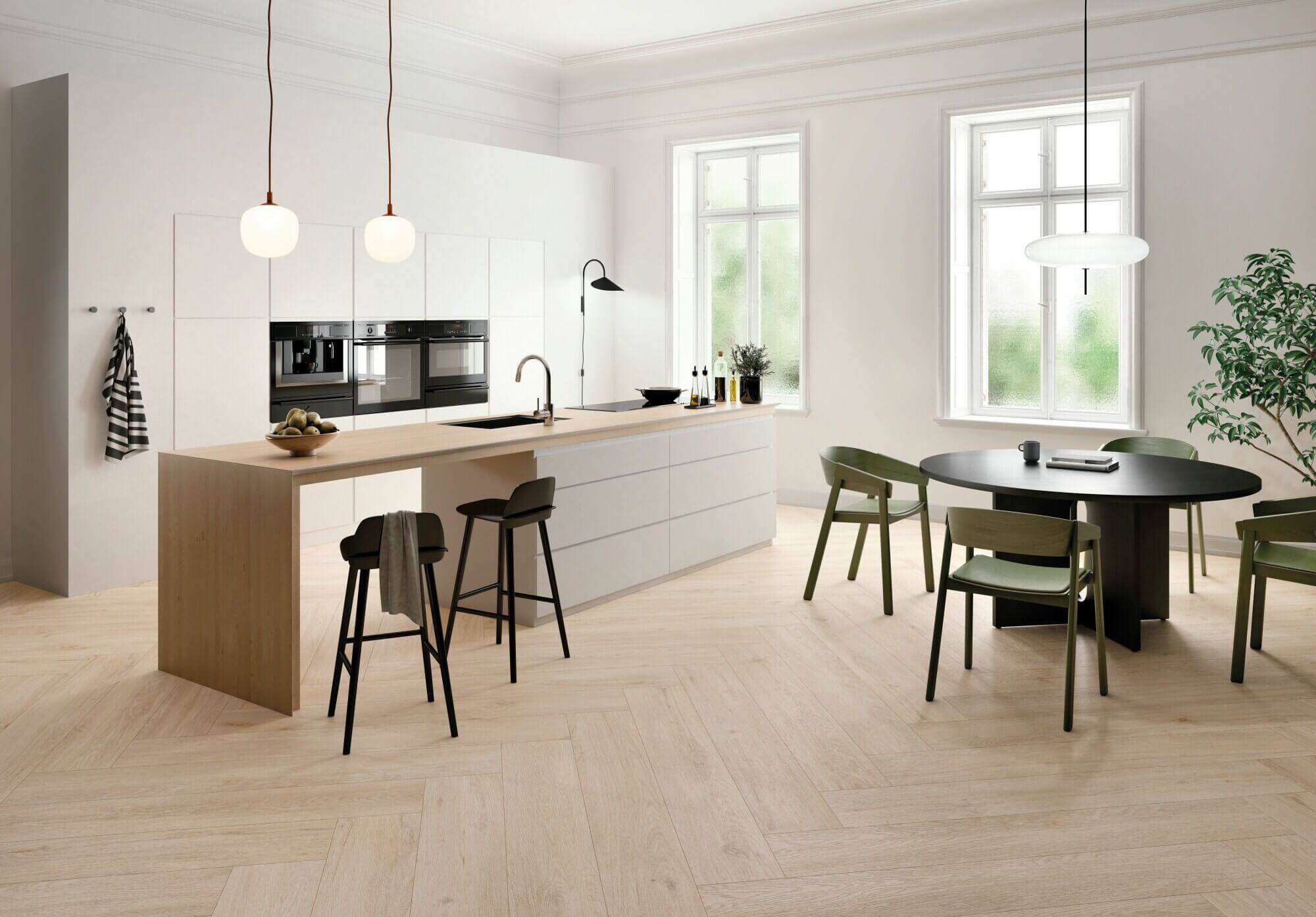 SERENITY WOOD PLANK PORCELAIN TILE MAPLE 2