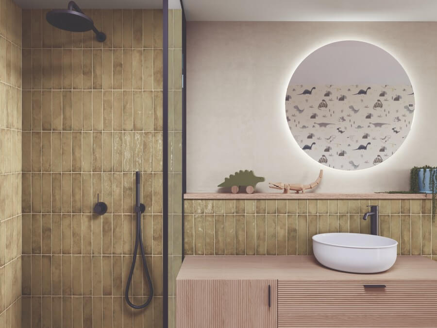 Fabulous feature tiles 2 MUSE SAGE WALL TILE tinitied