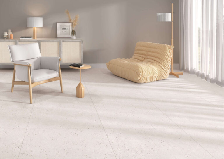 Choosing Grey Kitchen Floor Tiles 4 Mix white terrazzo porcelain tile 2 scaled e1682508854616