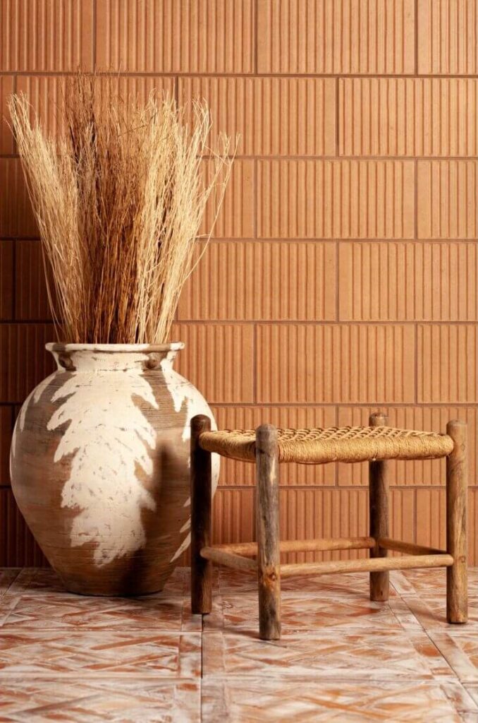 Designing with Rustic Tiles 4 STUDIO FEATURE WALL TILES TERRA1