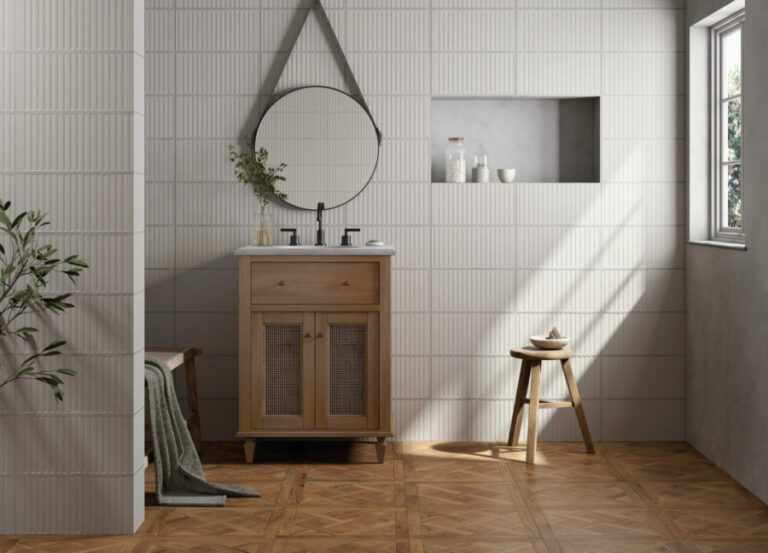 Designing with rustic wood effect tiles 7 STUDIO FEATURE WALL TILES WHITE MAIN e1683287128557