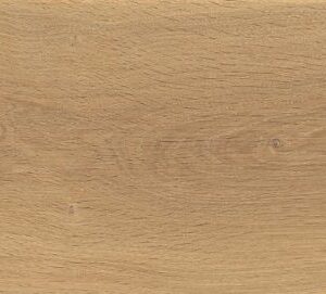 Honey wood-effect porcelain floor tile swatch.