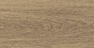 Caramel wood-effect porcelain floor tile swatch.