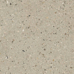 Fusion Cold terrazzo-effect porcelain tile swatch, showcasing the speckled pattern and cool grey tones.