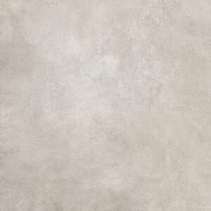 Stride Scale porcelain tile swatch, showcasing a smooth, realistic light concrete-look texture and subtle pale grey colouring.