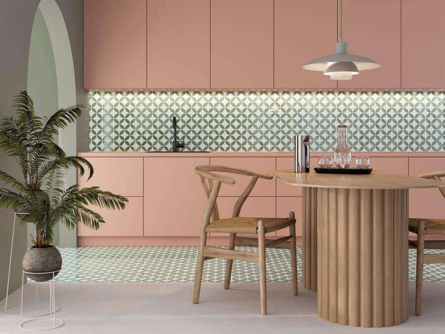 GREEN FEATURE TILES