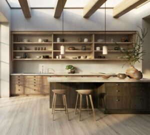 KNOT WOOD EFFECT FLOOR TILES ASH