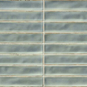 PAPPARDELLE-PORCELAIN-COLOURED-WALL-TILES-SWATCH-DOVE.Image shows grey coloured wall tile swatch