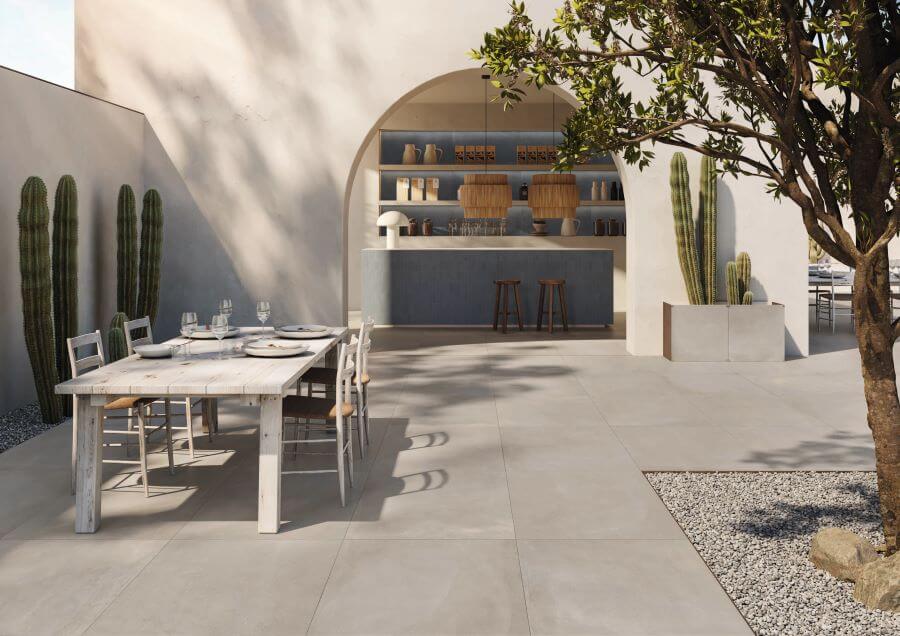 TONE PORCELAIN EXTERNAL FLOOR TILES CONCRETE