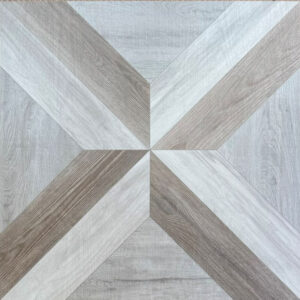 VERSAILLES-MARQUETRY-PORCELAIN-TILE-SWATCH-GREY. Image shows grey marquetry porcelain tile swatch