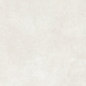 Swatch of Spark stone-look porcelain tile in salt colour, 90 x 90 cm.