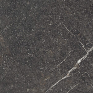 Sombra dark marble style porcelain wall and floor tile, 1200x600mm rectangular swatch featuring deep charcoal and rust tones and crisp white veining.