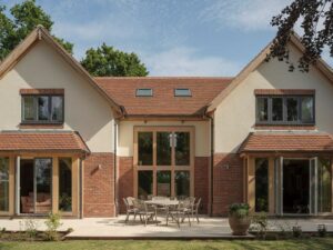 FUSION 1200 X 600 STONE EFFECT TILES REAR PATIO ARENA